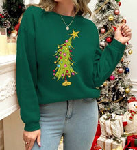 Women Fashionable Christmas Tree Sweatshirt