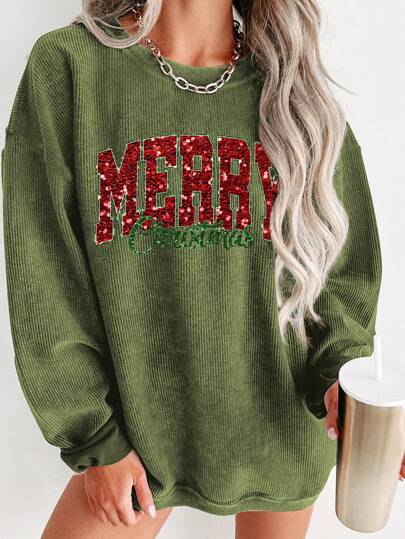 Christmas Women's Crew Neck Long Sleeve Sweatshirt