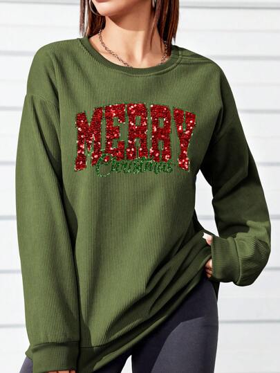 Christmas Women's Crew Neck Long Sleeve Sweatshirt