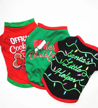 Pet Christmas Vest Shirt